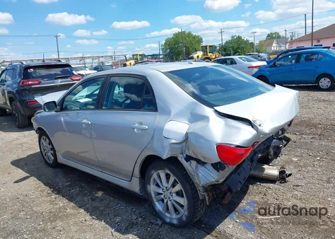 2009 Toyota Corolla S из США, поврежденный, VIN 2T1BU40E19C070593